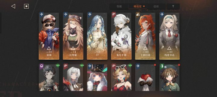 刚入坑,求配队截图