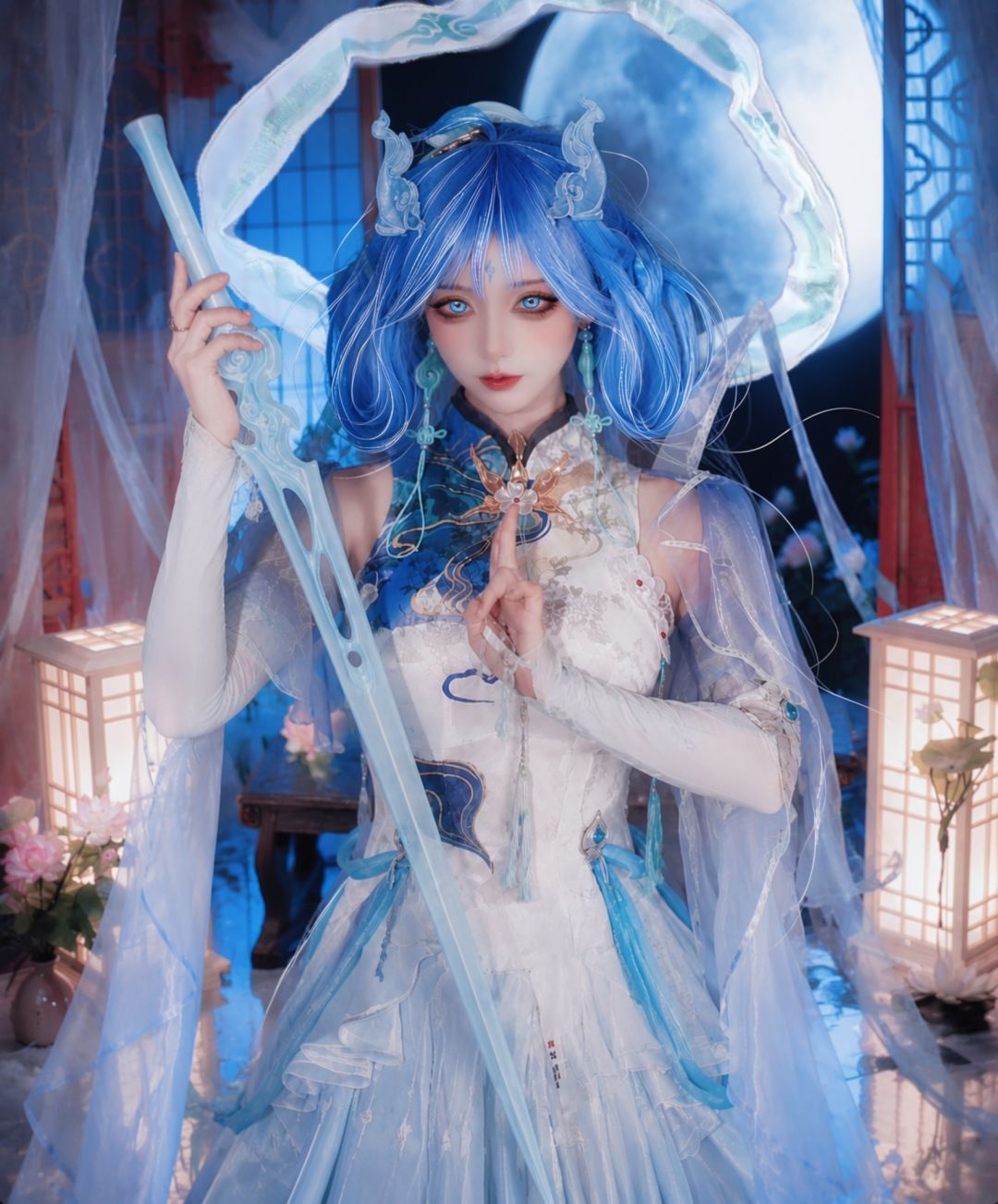 清宵的美貌是与生俱来的 2