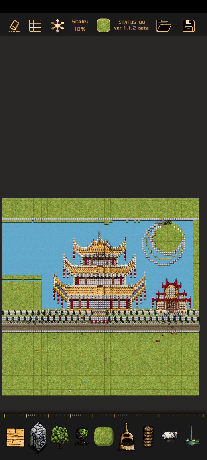 改了大佬的图变我家仓库
自己想不出好点子啦,各个区域仓库永远都是纠结的点截图
