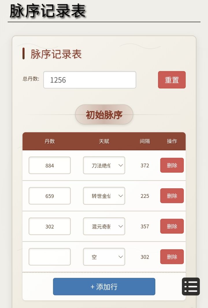 求佬算最后一脉需要多少丹截图