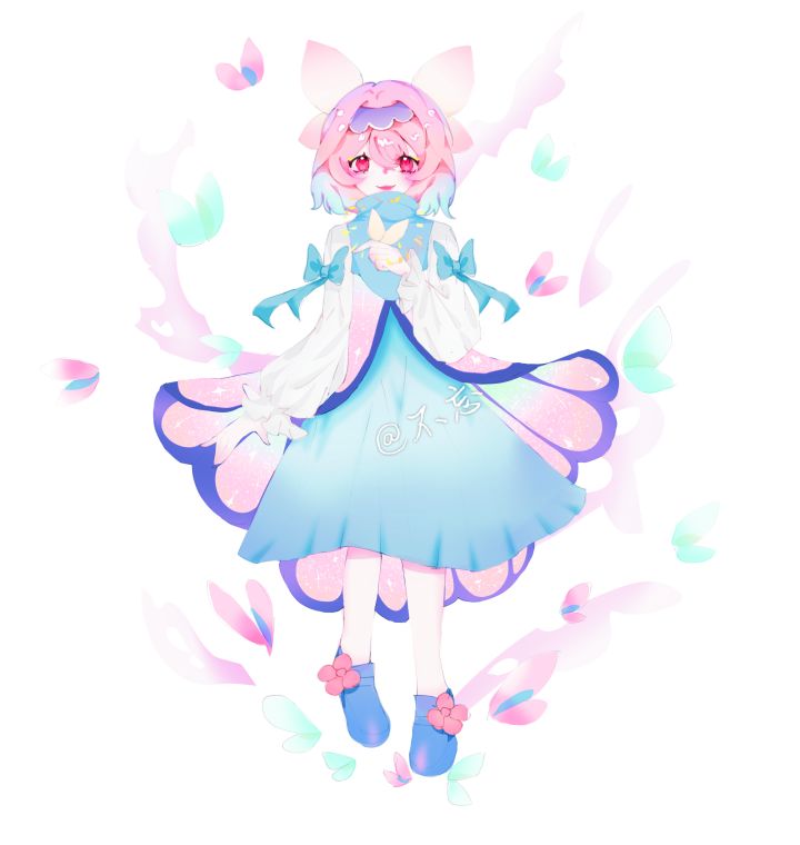画的是蝶语仙 莉琦[表情_开心]染色皮哦[表情_微笑]#元梦之星同人征集#元梦之星#同人二创截图