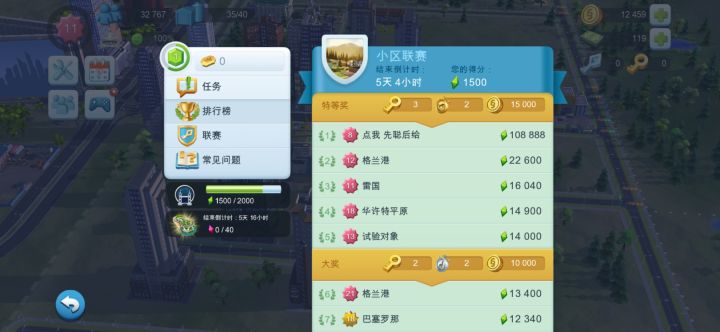 才八级就可以市长竞赛截图
