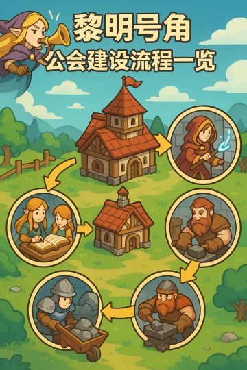 黎明号角新公会前三天建筑升级流程图一览【总结篇】