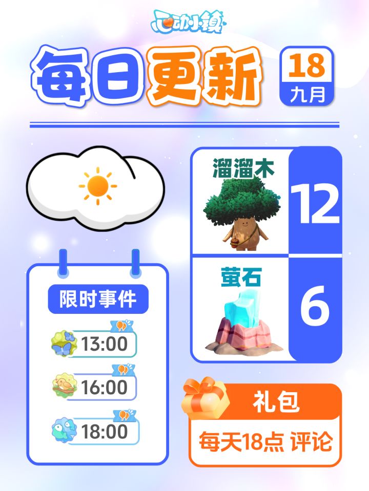 9月18日小镇日报溜溜木萤石兑换码 每日更新截图