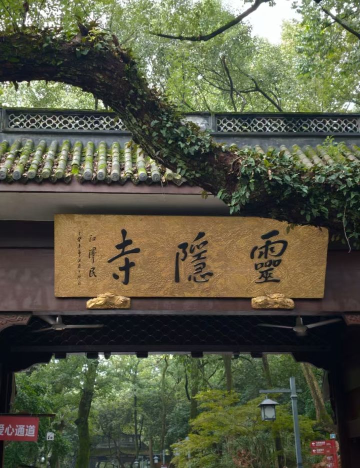 我想跟艾冻冻去杭州灵隐寺,在古木青苔的牌坊下祈福,顺便找家茶馆喝杯龙井,享受慢节奏的小长假截图