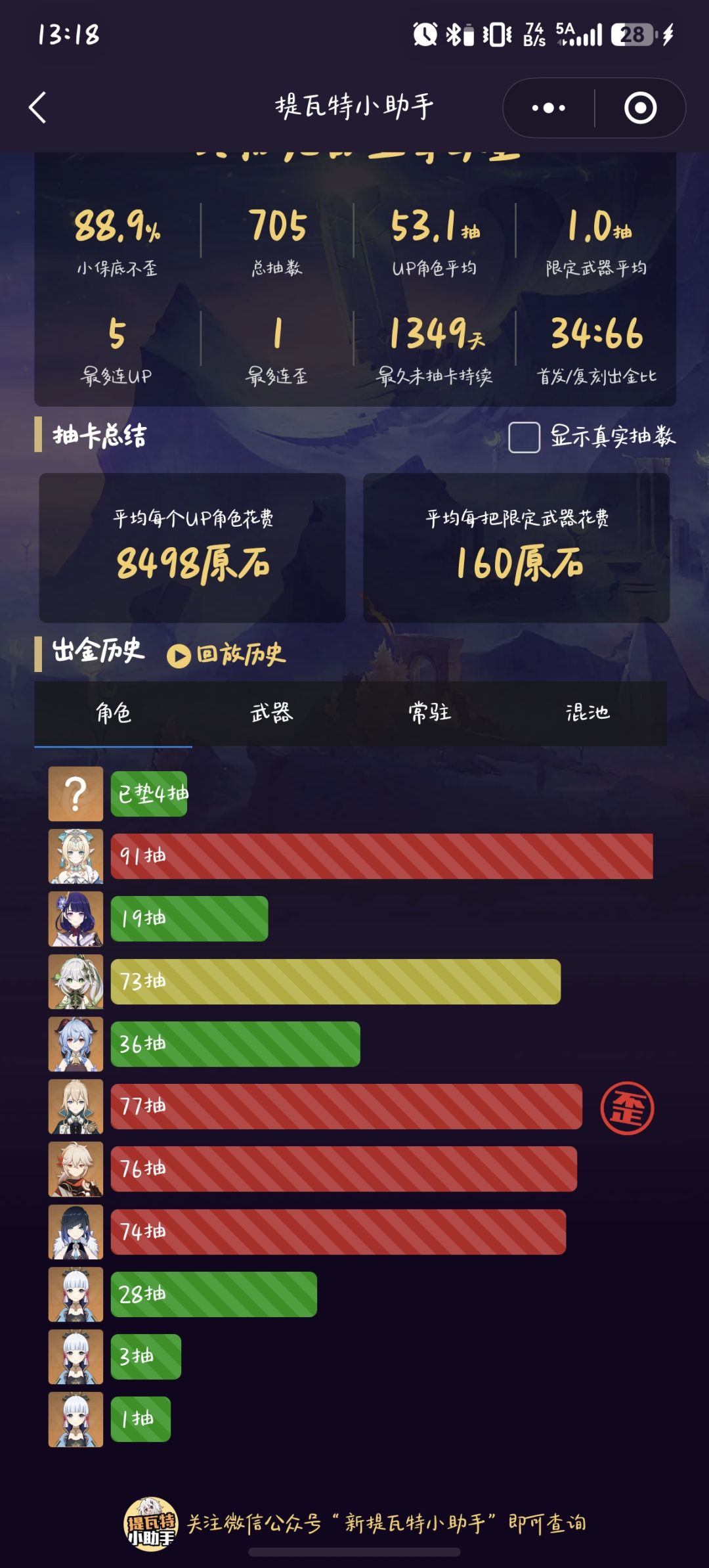 回归之后抽卡也太难了 1