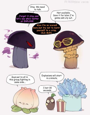 居然还画过官漫的爆爆蘑菇