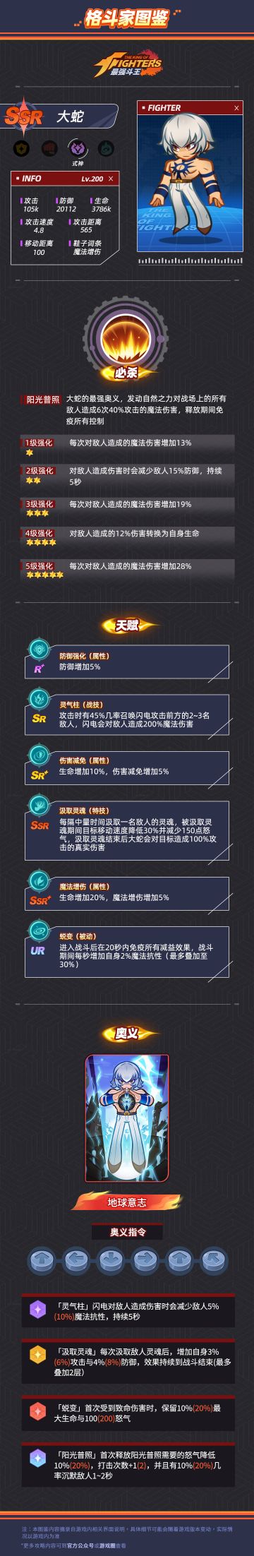 格斗家图鉴|式神-SSR-大蛇