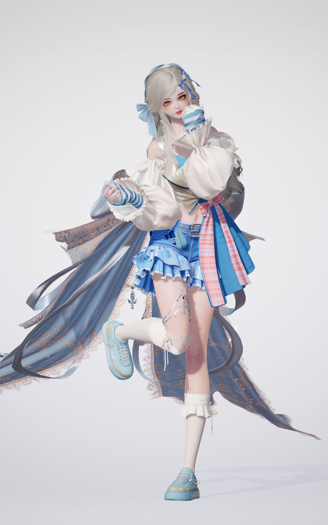 OOTD蓝粉 3