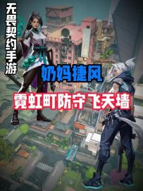 奶妈捷风霓虹町防守飞天墙