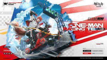 【活动奖励服饰】
//一人车队 - 贾维
啸风系列赛车手基础款/一人车队。脱下工装，换上潇洒的三色赛车服，骑着自己亲手调教过的赛车，率先冲过代表荣誉的终点线，这场大奖赛上他才是焦点。
_____________
主办方认为，与其让贾维改造别人的赛车，不如同意他独自参赛的申请。于是贾维成为了本次大奖赛中唯一一位兼任工程师的车手。