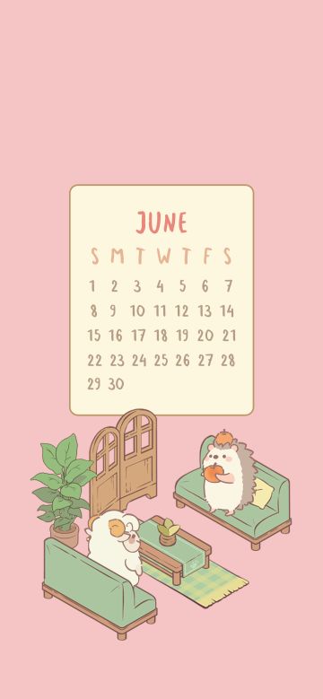 【6月壁纸分享】奇怪，感觉是个粉粉的月份✧⁺⸜(●˙▾˙●)⸝⁺✧