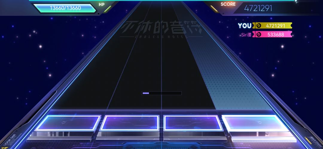 不休的音符自制谱RUN极限500万。 1