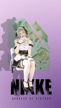 胜利女神NIKKE 索达，手办风cos