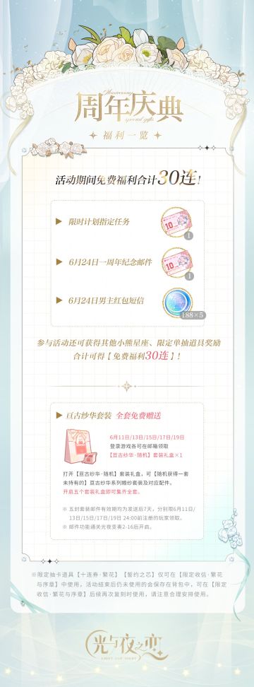 周年庆典福利一览