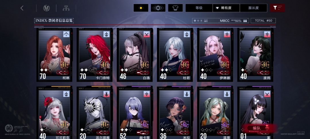 要怎么玩？刚接触这个游戏不会玩，好痛苦#无期迷途角色推荐截图
