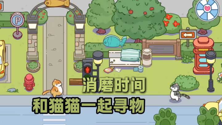 和猫猫一起寻物❗太萌了❗截图