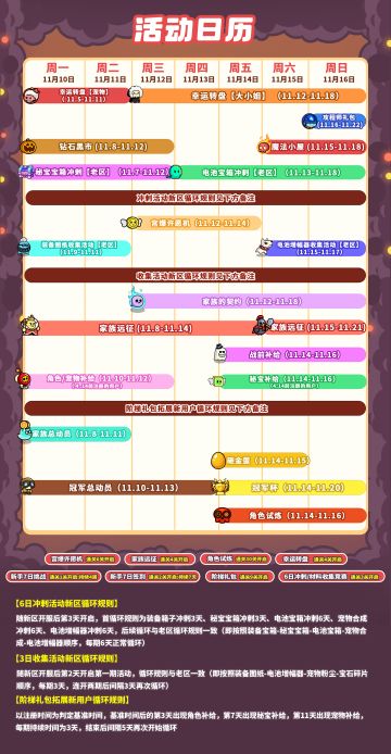 活动日历 | 「11.10-11.16」请查看活动排期！