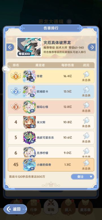 0氪二转剑士打61级恶龙技能天赋搭配及心得体会