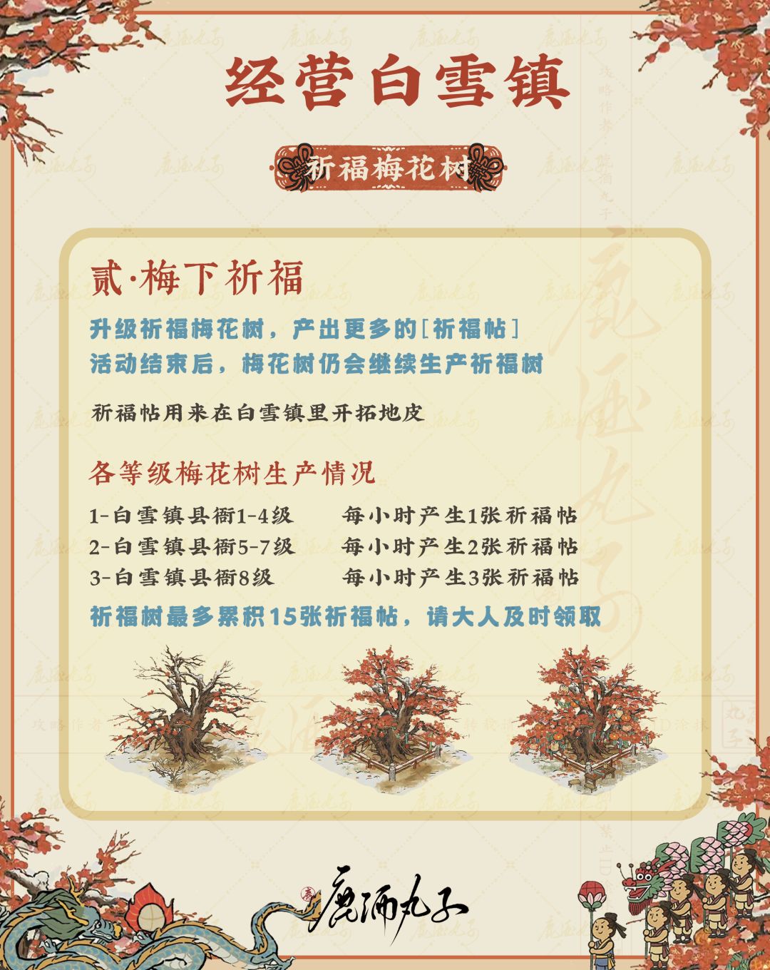 经营白雪镇活动攻略 3