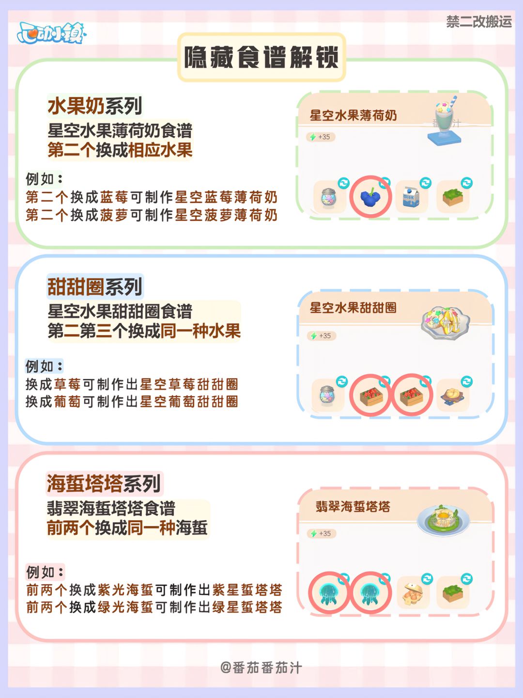 引星河第一周 限定鱼虫食谱 详细攻略 3