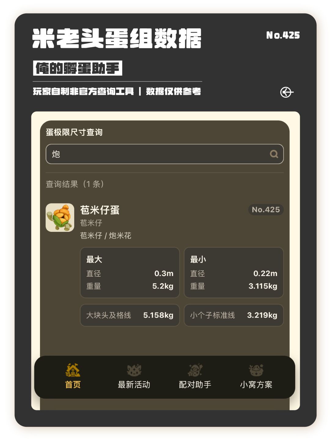 【俺的孵蛋助手】米老头官方显示Bug修复了 2