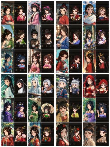 AI立绘第二弹！动漫风立绘来啦～