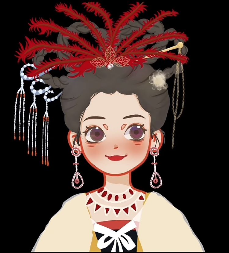 自制角色.女儿国国王(照片来源于网络) 1