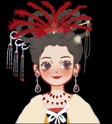 自制角色女儿国国王（照片来自网络）