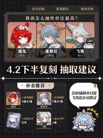 【V4.2攻略】3周年复刻『缇日霄』抽取建议