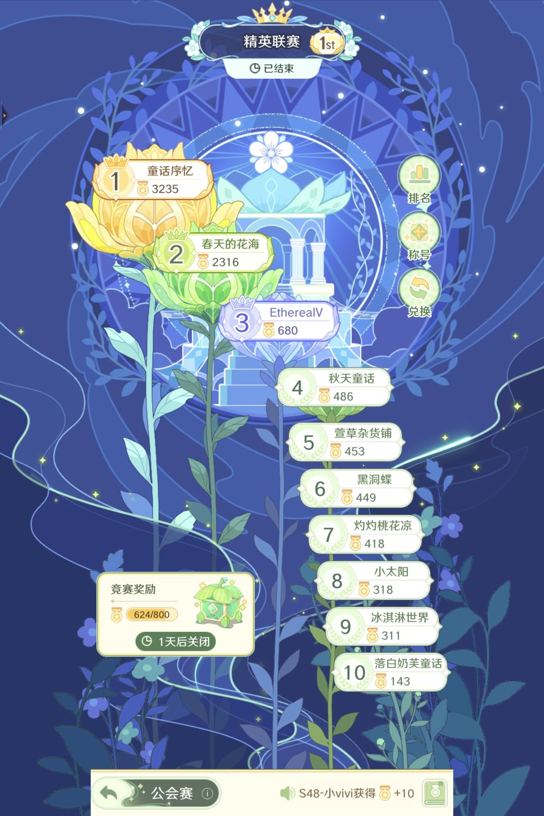 13级公会《童话序忆》招活跃的宝宝 1