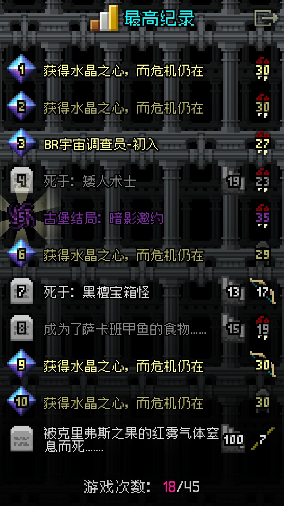 魔绫地牢,小游戏打满分,合着还有特殊结局 1