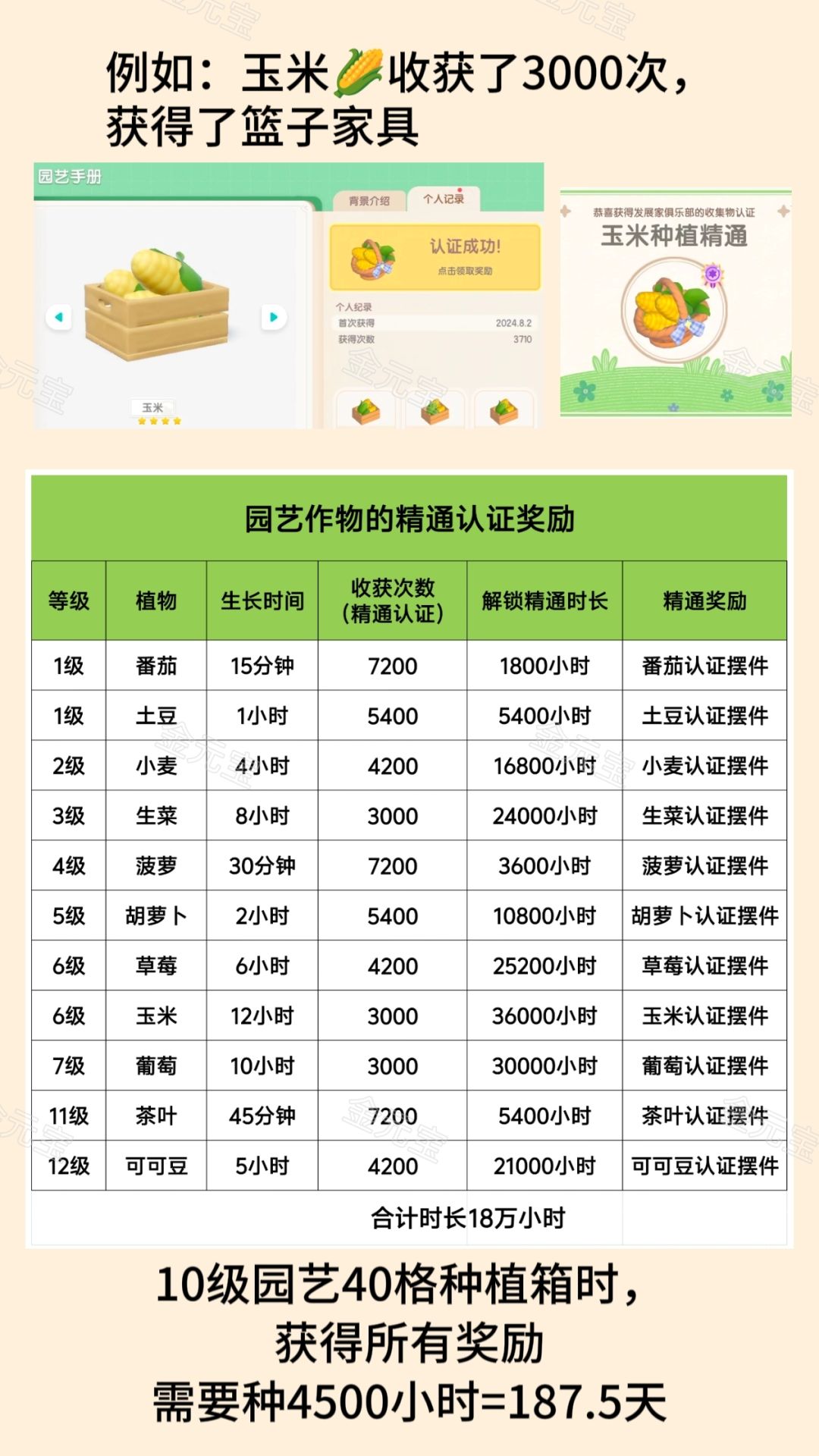 园艺认证篮子至少肝188天！ 3