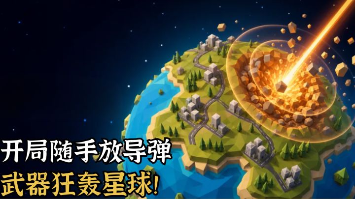 前期扔小导弹💣后期黑洞二向箔炸穿星球🌏截图