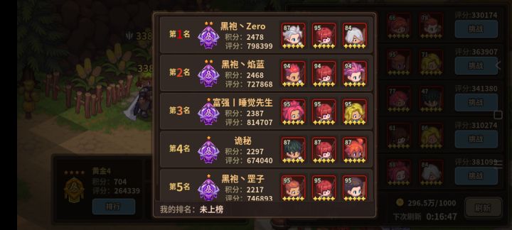 看看吧,睡觉大佬上午还第一的截图