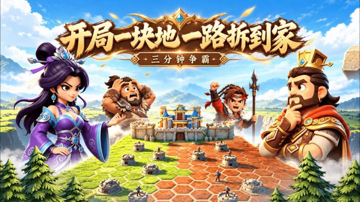别人三国先发育，我三分钟直接打到对面主城！截图