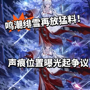 鸣潮:绯雪再爆猛料！声痕位置引热议