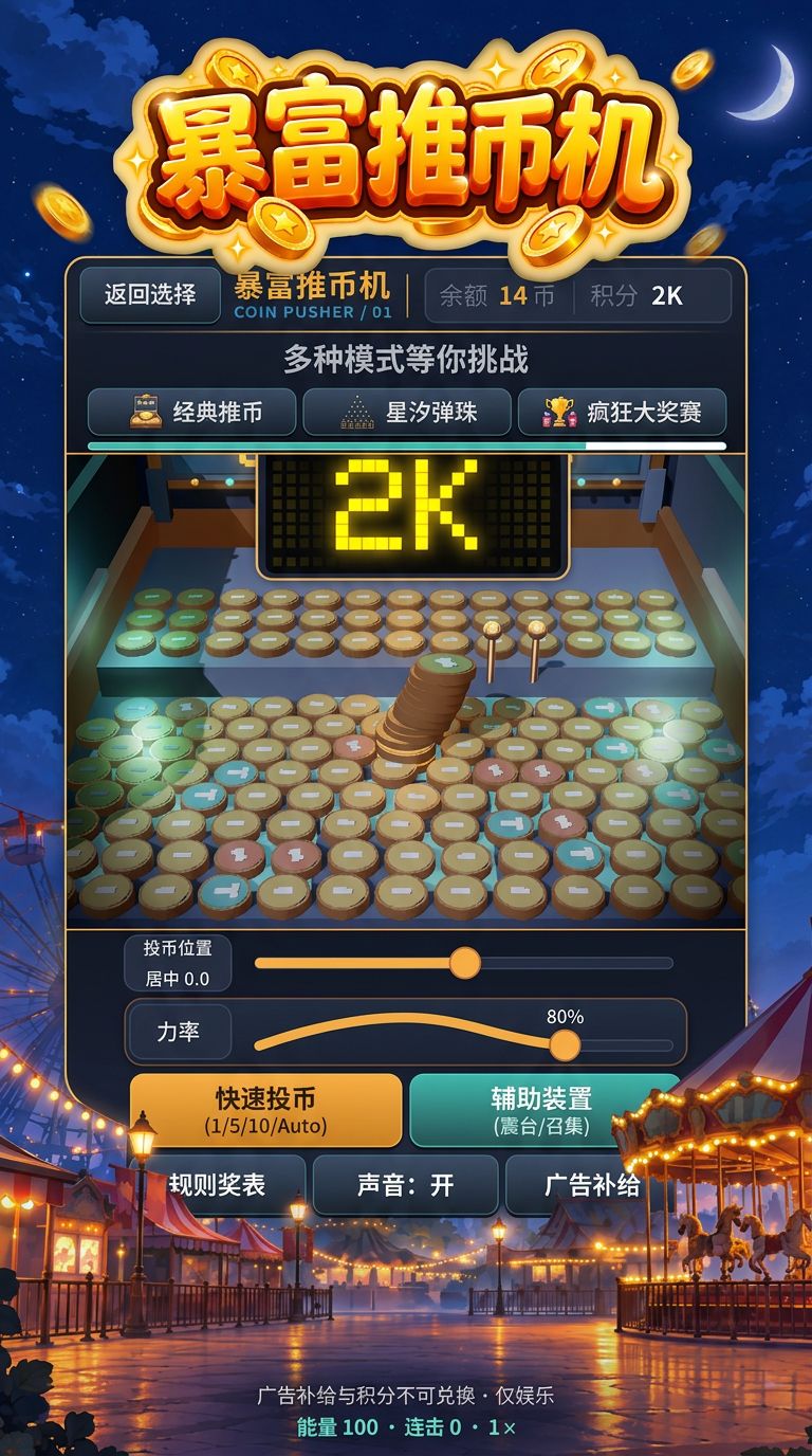 【新游上线】暴富推币机 3