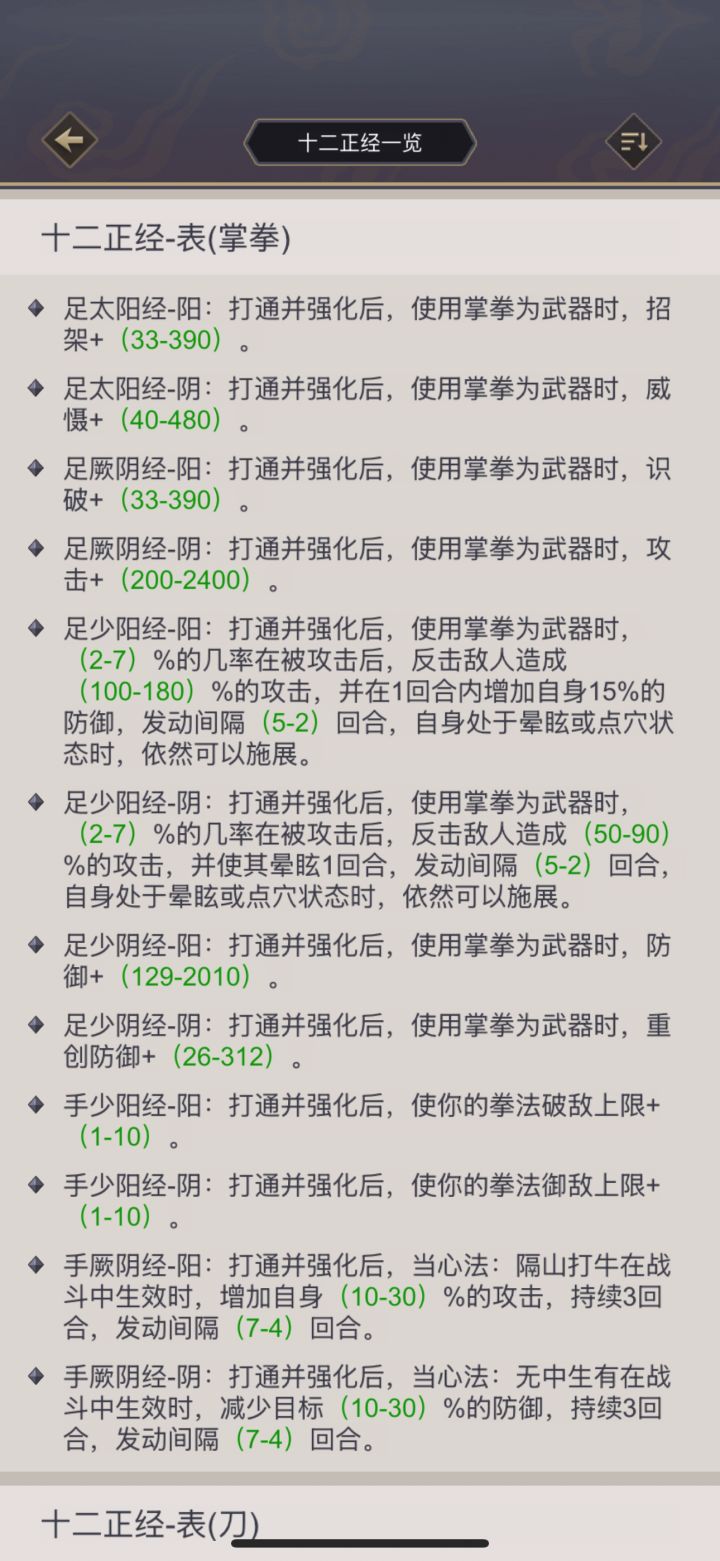 佬们有个问题就是这个拳的反击加防御,会不会触发隔山打牛心法的第二个精要的效果截图