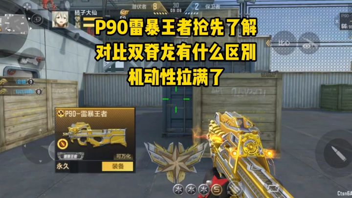 P90雷暴王者抢先了解,对比双脊龙有什么区别?机动性拉满了!截图