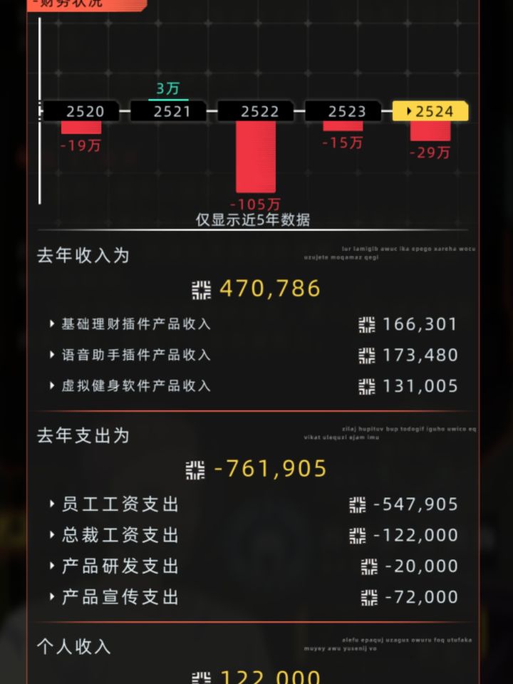 公司经营截图