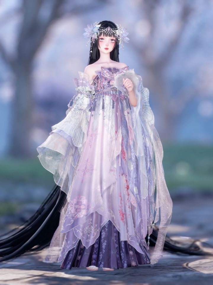 花儿落蝴蝶环绕截图