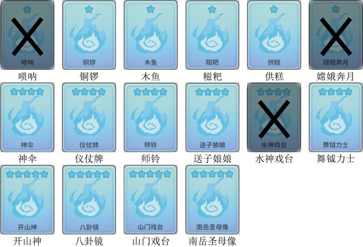 巫梦傩音的卡牌,有无互换?截图