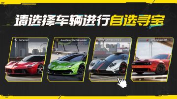 请选择车辆进行自选寻宝