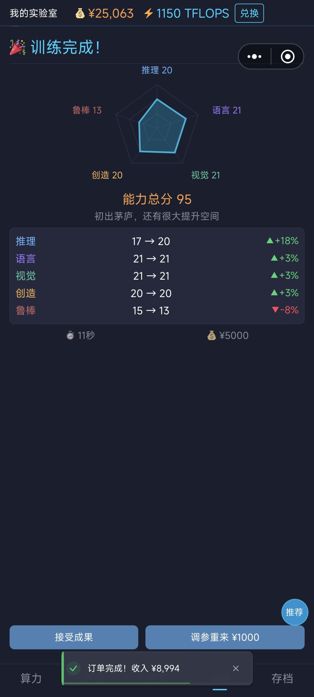 结束了 3