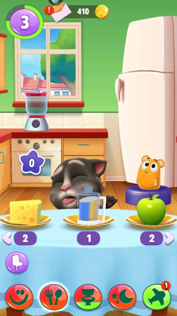 《我的汤姆猫2》为什么汤姆猫明明很饿却不吃东西呢？