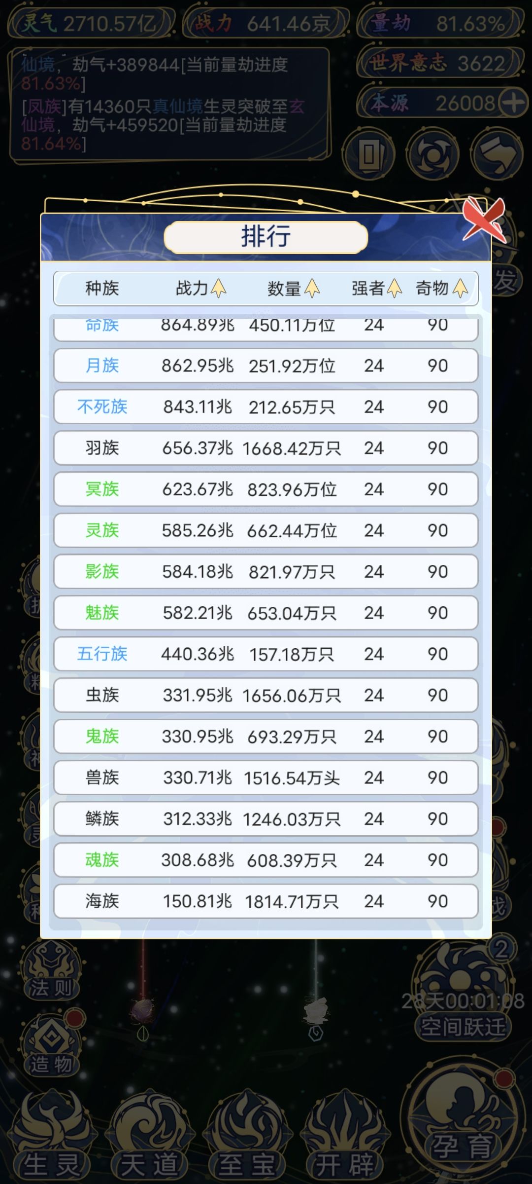 全种族太难养了 1