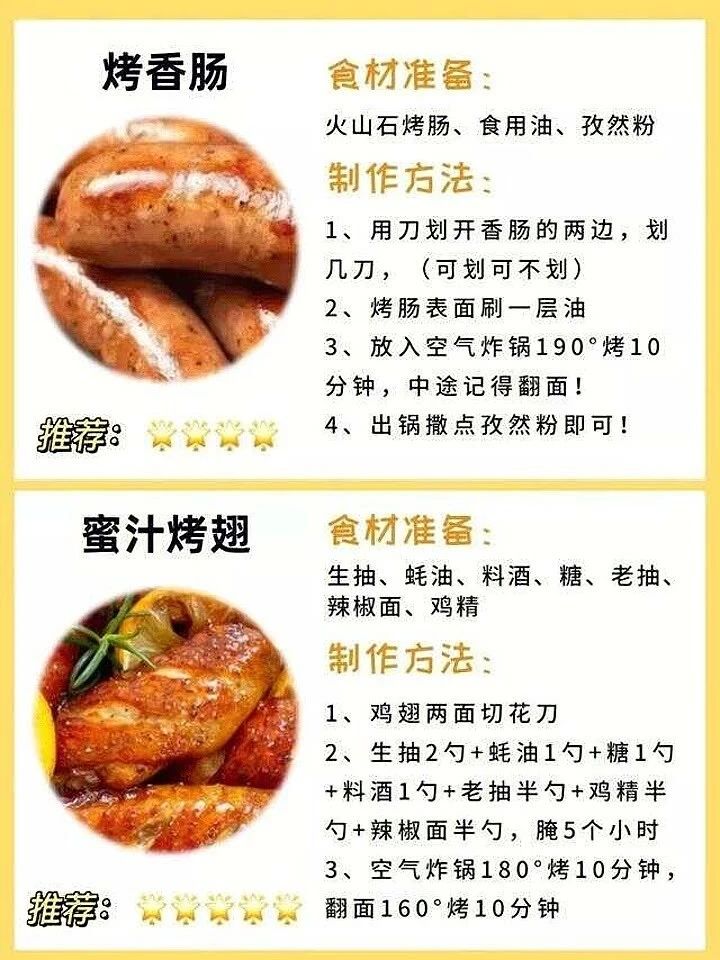🌟青年大学习|空气炸锅美食推荐🌟 2