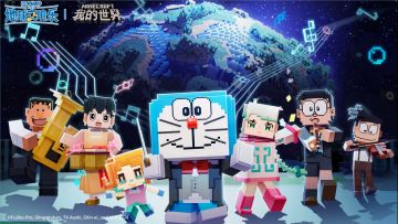 《我的世界》｜《哆啦A梦》联动上线！一起畅游音乐大陆！
