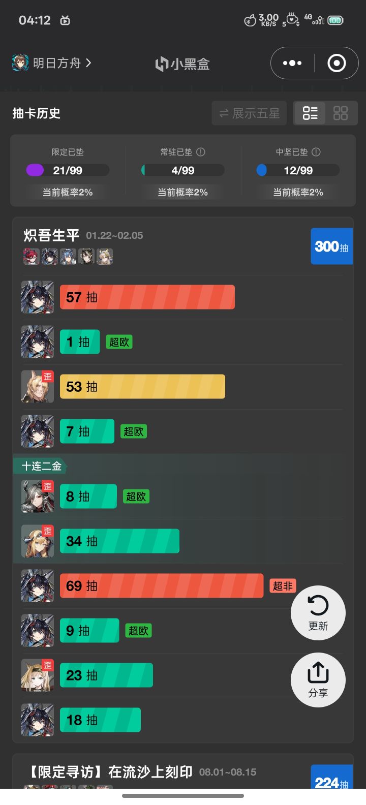 300抽陪跑满潜😂,煌爱我😆截图